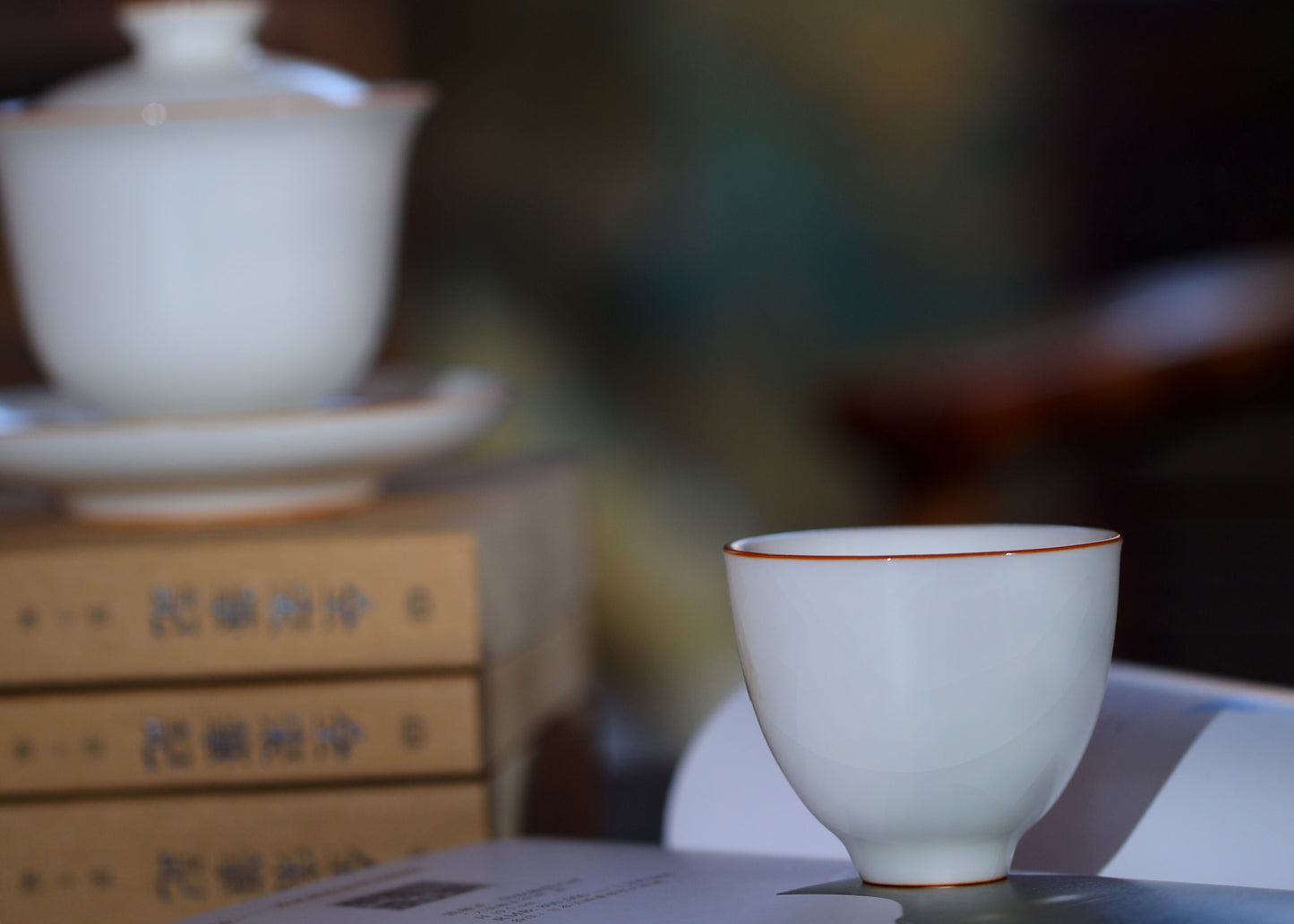 汝窑·玉白系列|玉白纤手杯