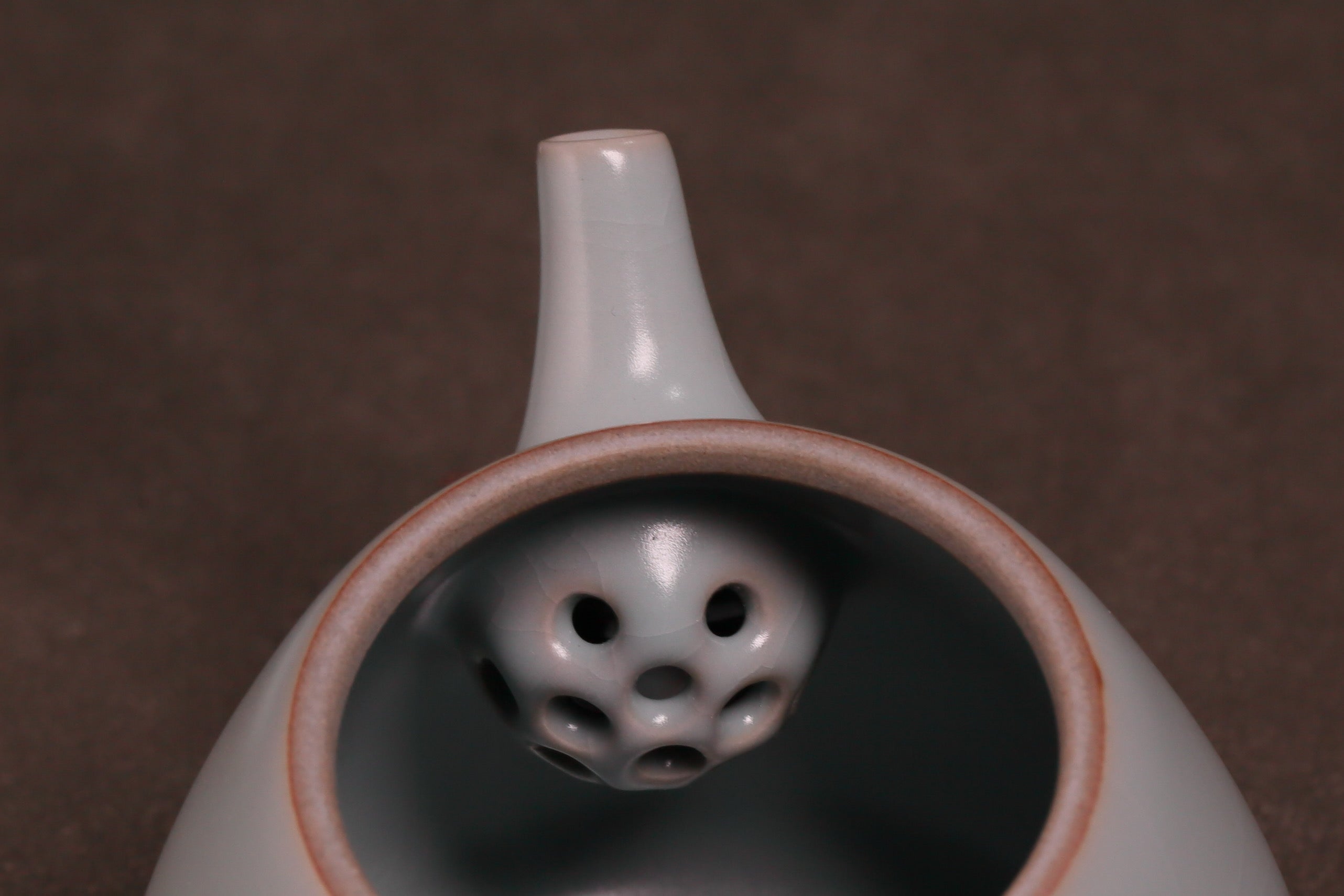 中国四大名窯 汝窯宋時代 天青釉瓢形瓶 O1CN01wII1Sa1VzdtDkKNCk_!!